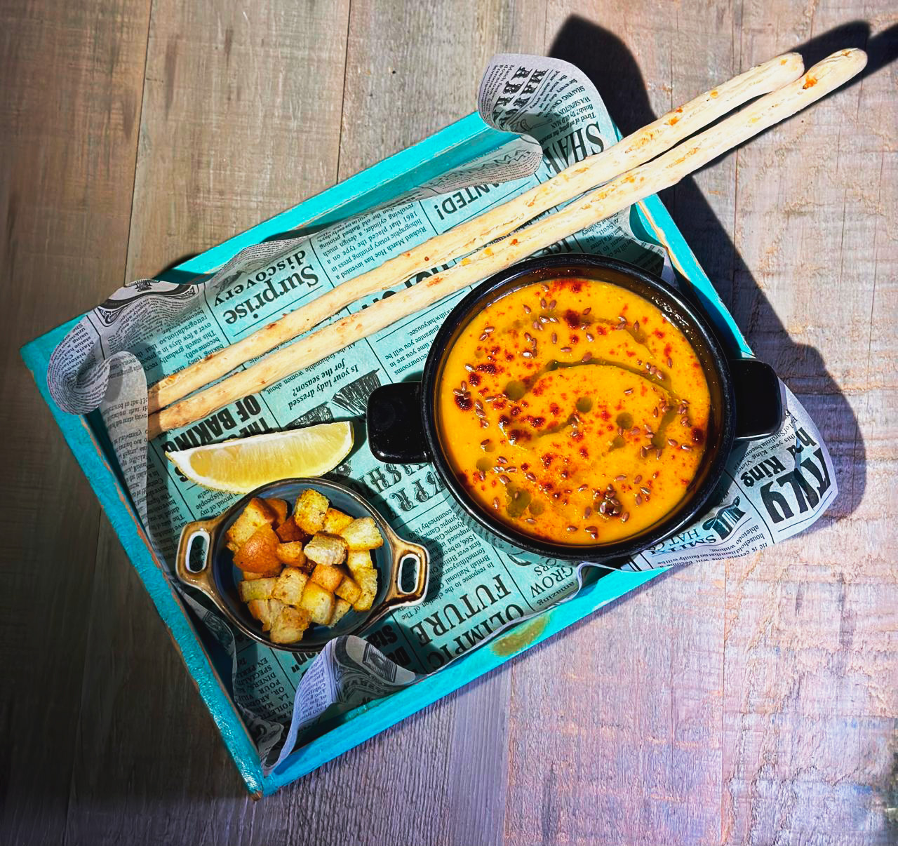 Чечевичный крем-суп