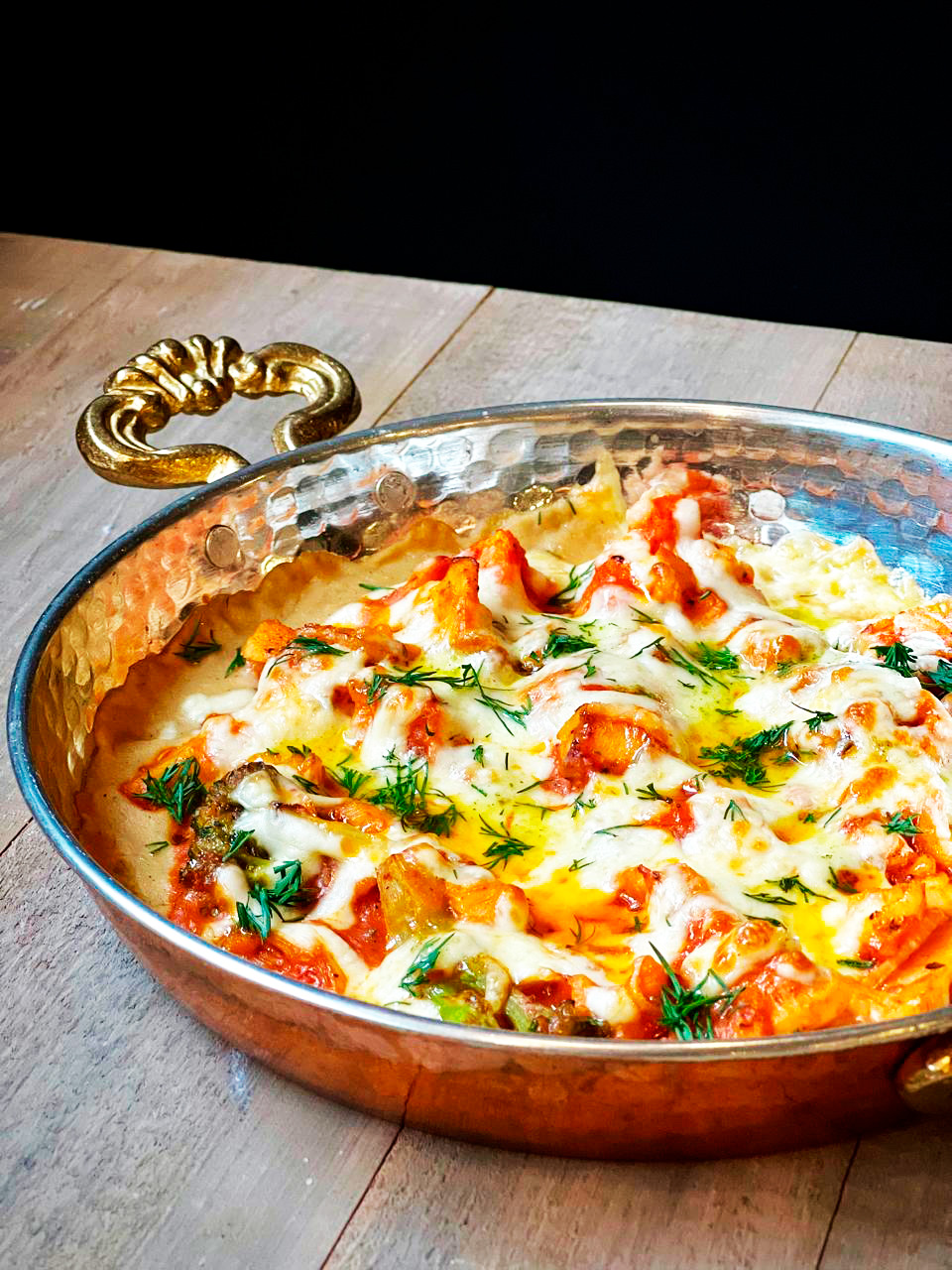 Треска с баклажанами